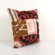 Vintage embroidered cushion cover 46x46 cm