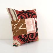 Vintage embroidered cushion cover 46x46 cm