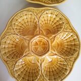 Sarreguemines 2 dishes with vintage scallops