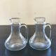 Pair of glass jugs