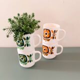 Set of 4 MOBIL mugs
