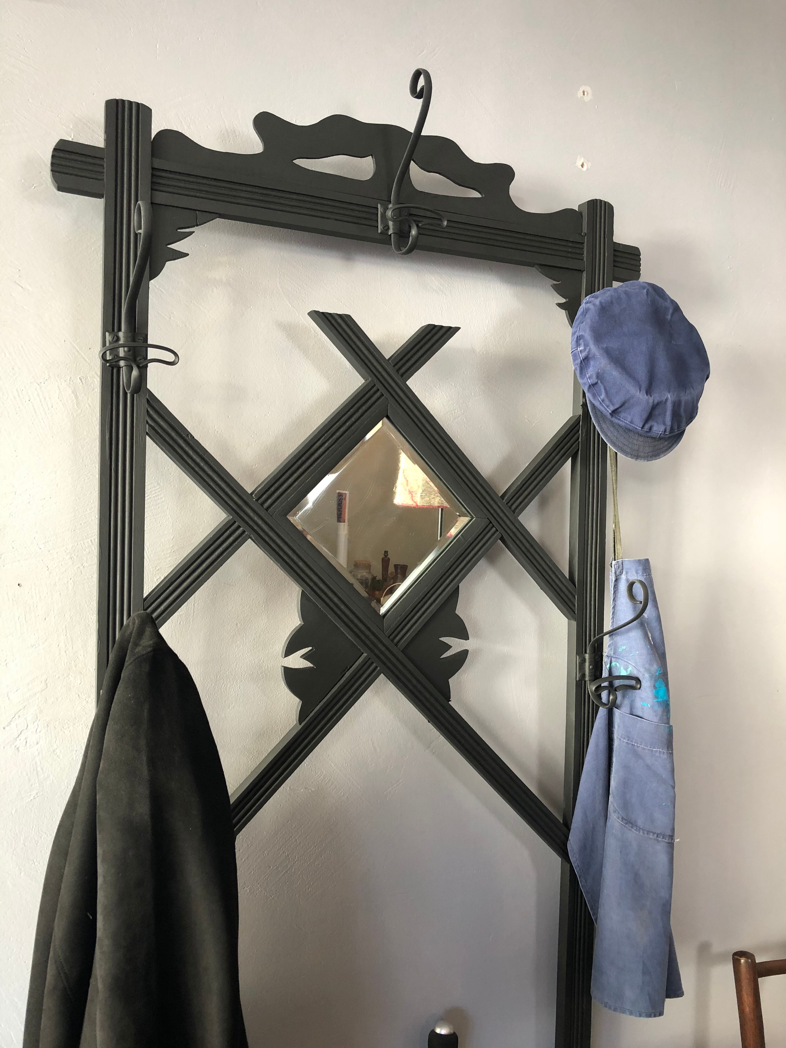 Art Deco coat rack