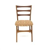 Set of 6 Scandinavian chairs in teak and oak, Sweden, 1960