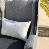 2 shepherdess armchairs with old ears nineteenth fully restored