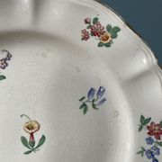 Set of 4 flat plates Sarreguemines France