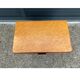 Vintage side table – 1950s/60s – burl wood & splayed legs