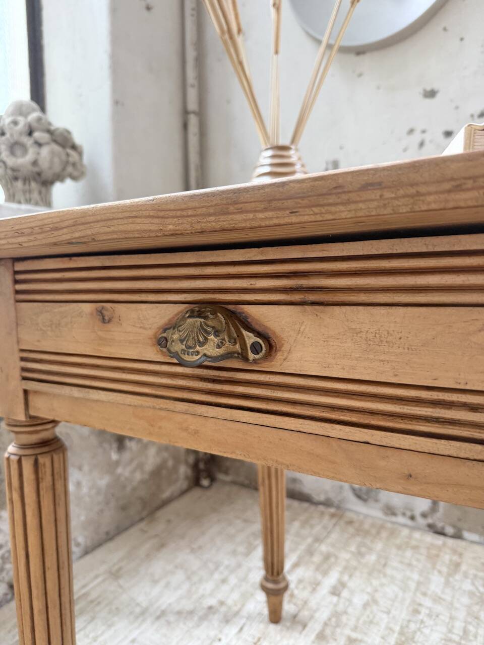 1950s pine desk