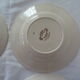 4 plates sarreguemines, hollow faience flowers strasbourg