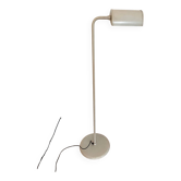 White metal reading floor lamp