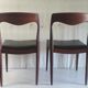 Pair of teak chairs in Scandinavian style - 1960s