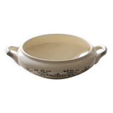 Soup tureen/Salad bowl model Sapho Longchamp Terre de Fer Robert Charbonnier