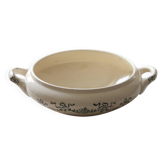 Soup tureen/Salad bowl model Sapho Longchamp Terre de Fer Robert Charbonnier