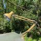 Architect lamp Wechselstrom beige sand color Made GDR (Germany)model large arm 70s.