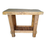 Solid wood work table