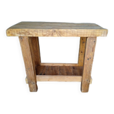 Solid wood work table