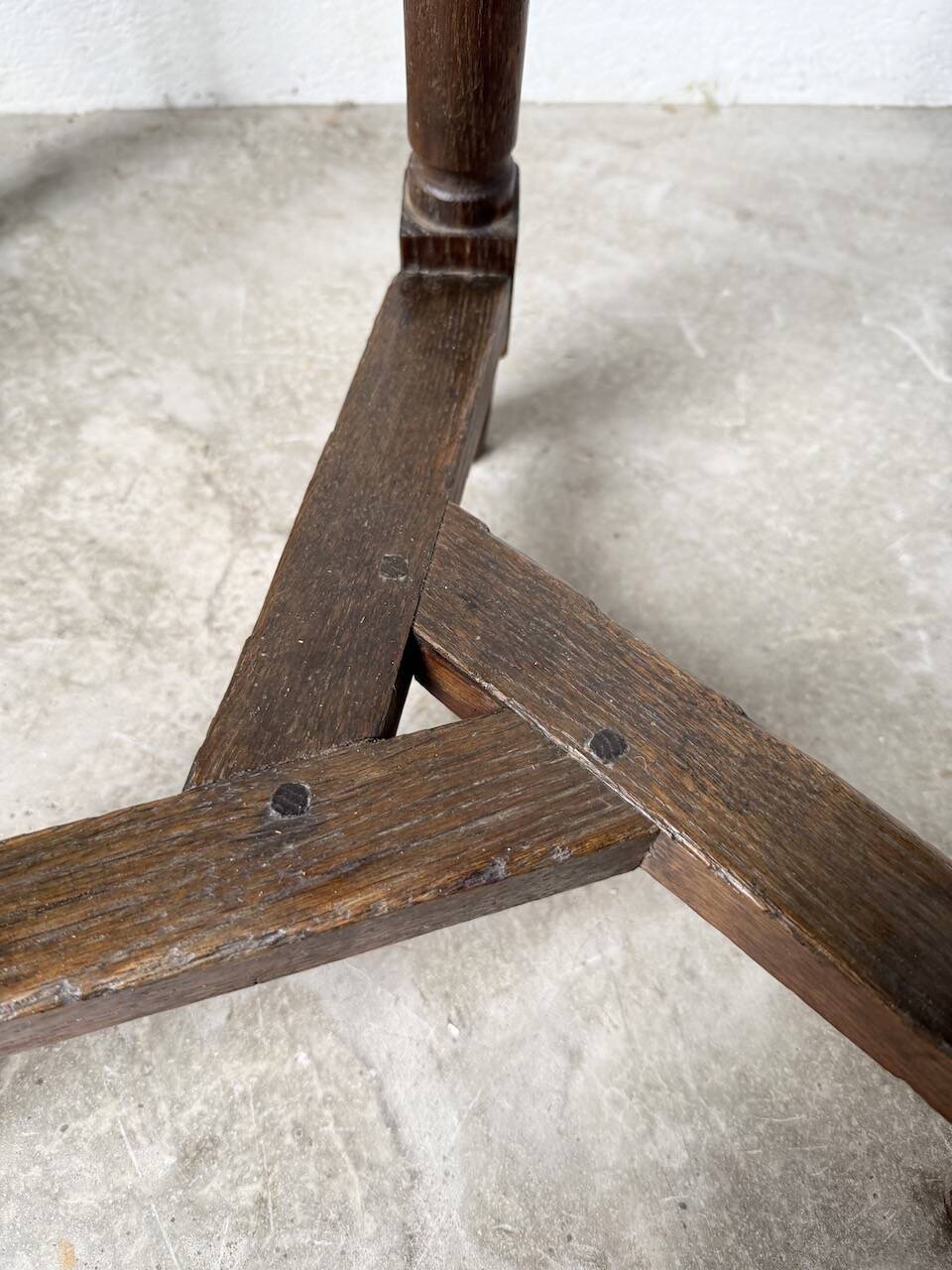 Oak bistro stools 1950