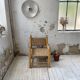 Fauteuil bois et corde Maroc