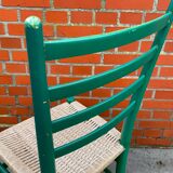 Lot de 4 chaises en bois dans le modèle italien de Chiavari
