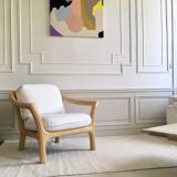 Restored vintage rattan chair