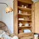 Parisian art deco cabinet 1930 in raw wood