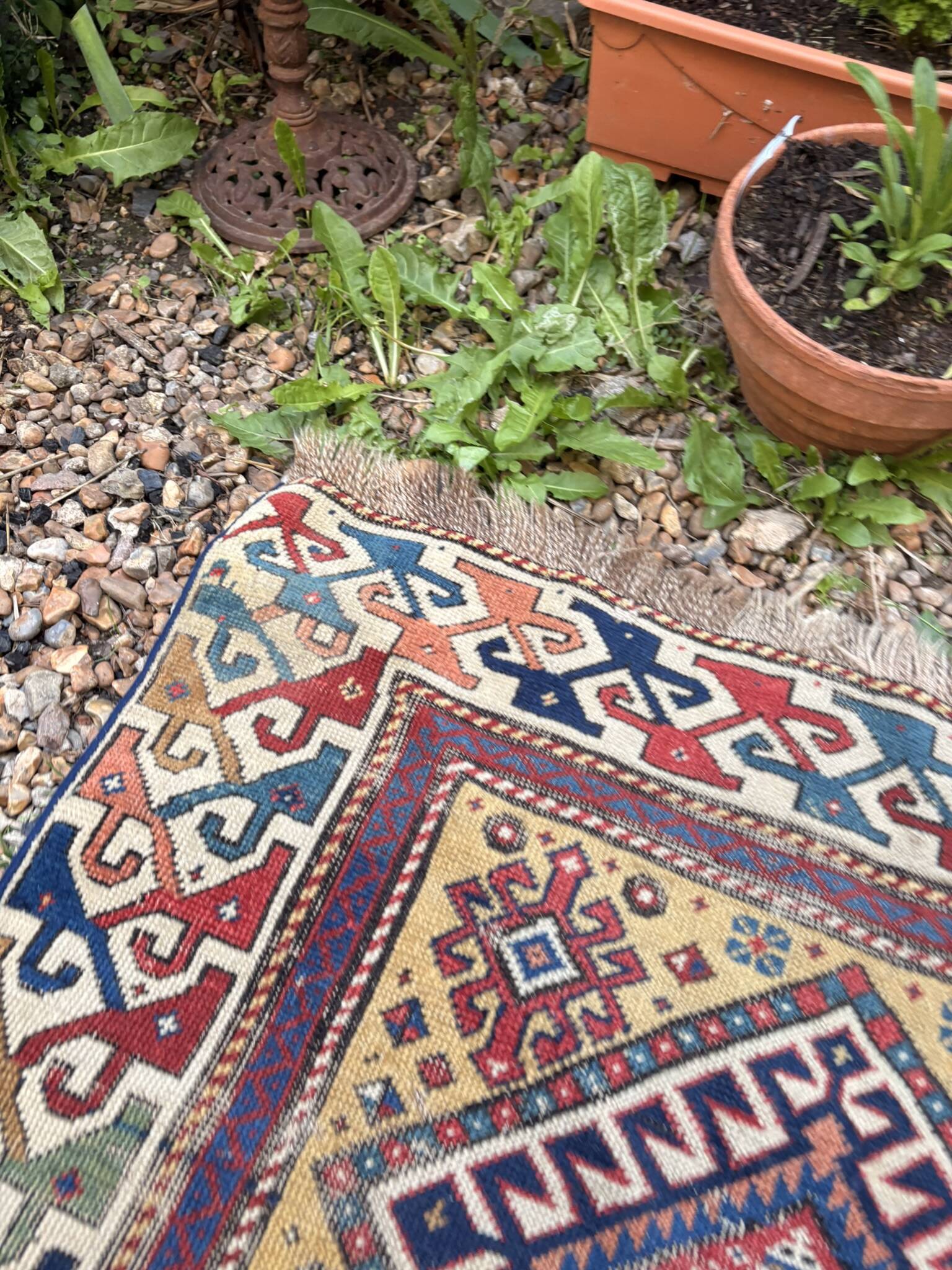 Persian Corridor Rug Antique Handwoven 85x340 Tribal Boho Turkish Kurdish