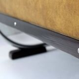 Restored Bauhaus Tubular Chrome and Steel Sofa from Hynek Gottwald, 1930s