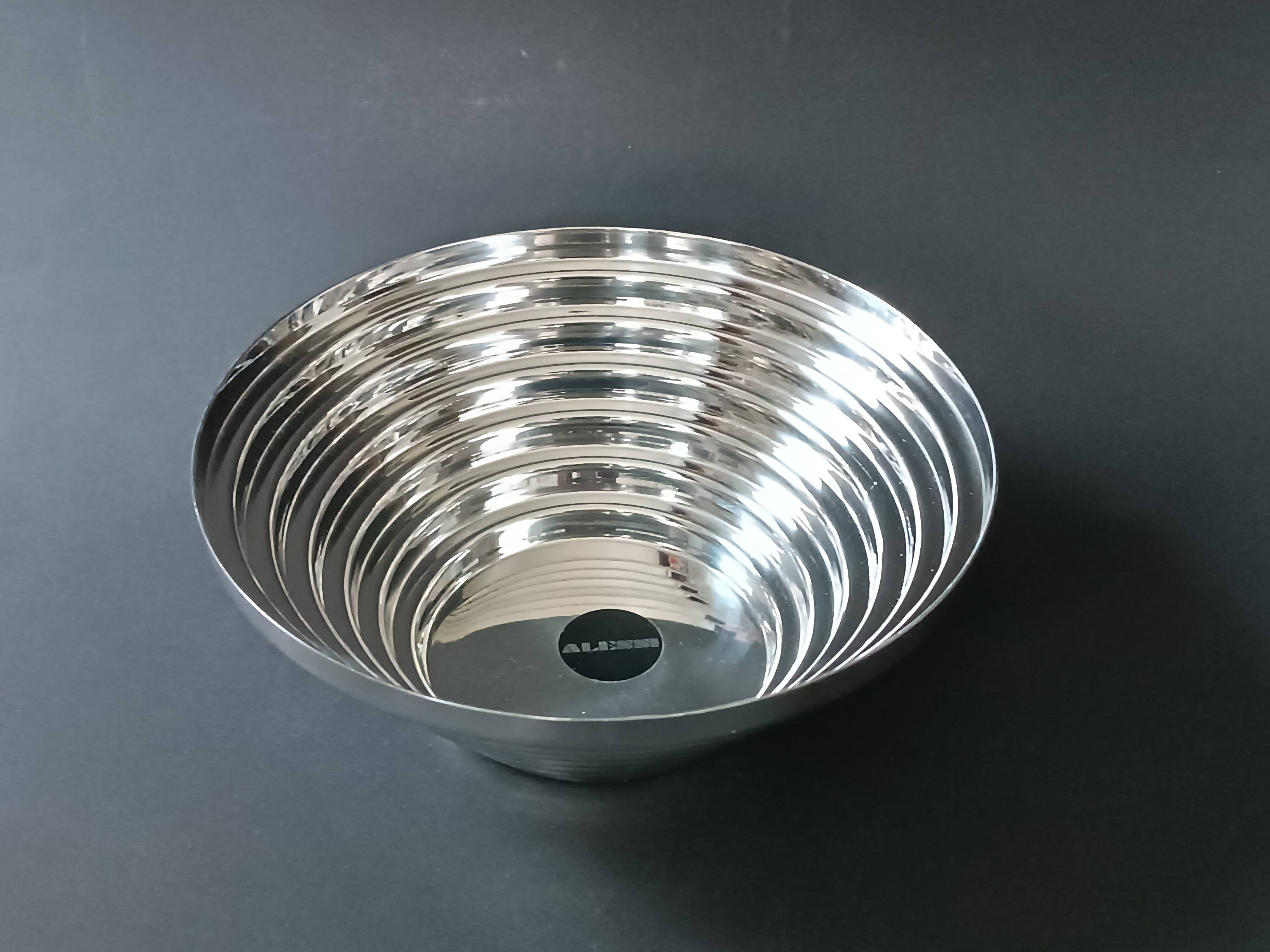 Corbeille Maya vintage par Giulio Confalonieri pour Alessi