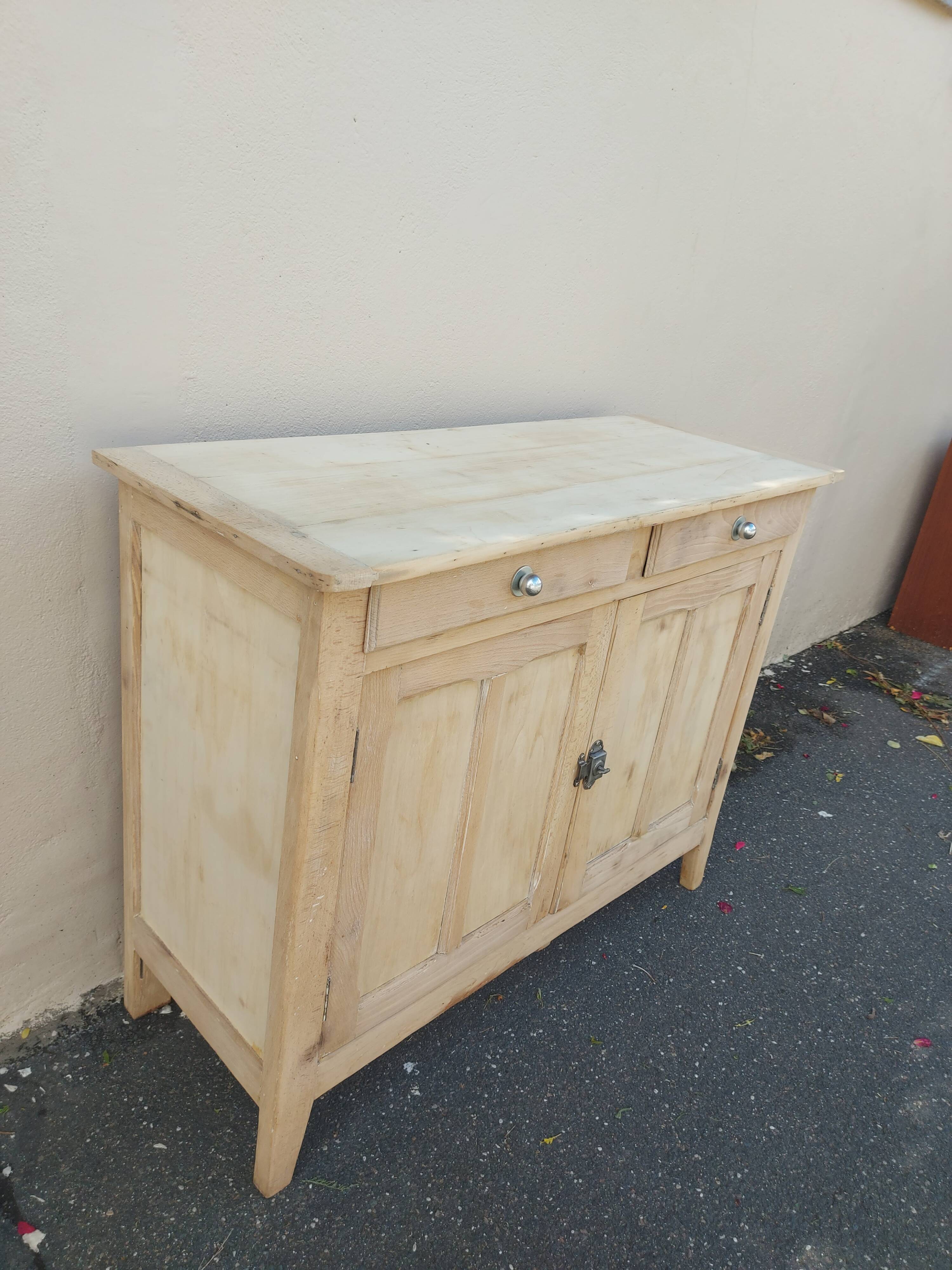 Very beautiful Parisian furniture 1940 stripped and sanded