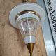vintage conical glass pendant