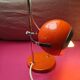 Vintage "Eyeball" Desk Lamp Orange & Chrome – Space Age Era