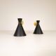 Pair of modern Italian wall sconces in Stilnovo style, wall lamp.