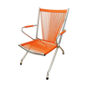 Vintage Orange scoubidou child armchair