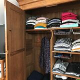 Armoire de chambre à coucher en chêne massif