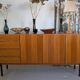Enfilade noyer, style scandinave, années 70