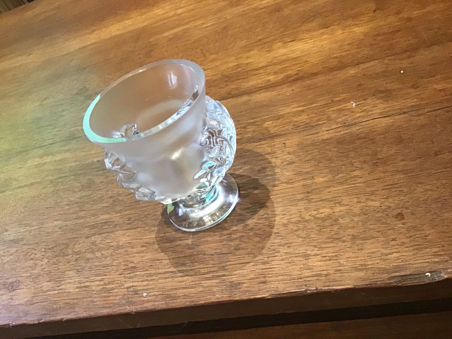 Lalique vase model Saint Cloud