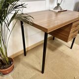 Vintage desk feet black metal