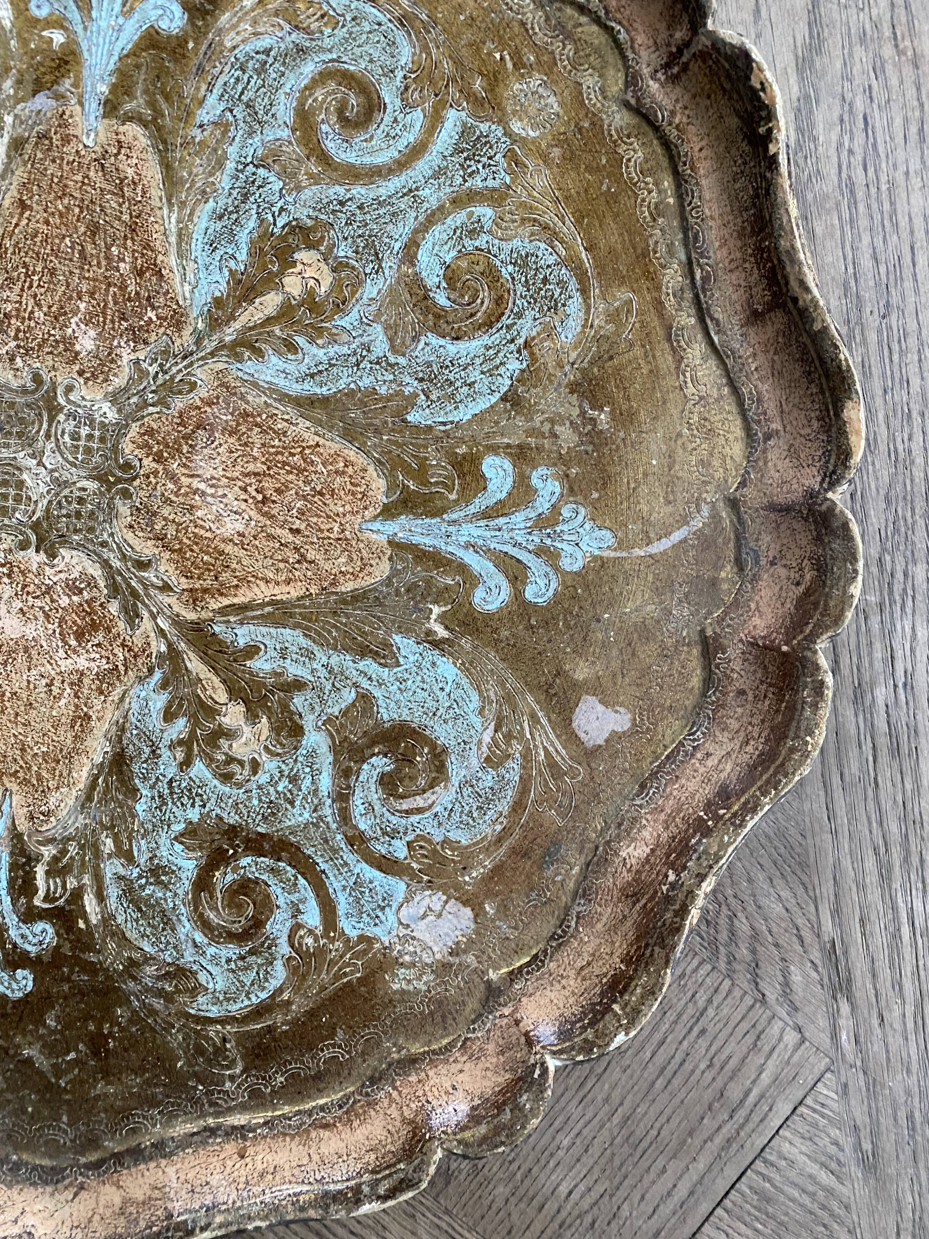 Vintage Venetian plateau