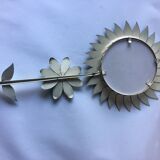 Vintage flower mirror