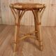 Spiral rattan stool