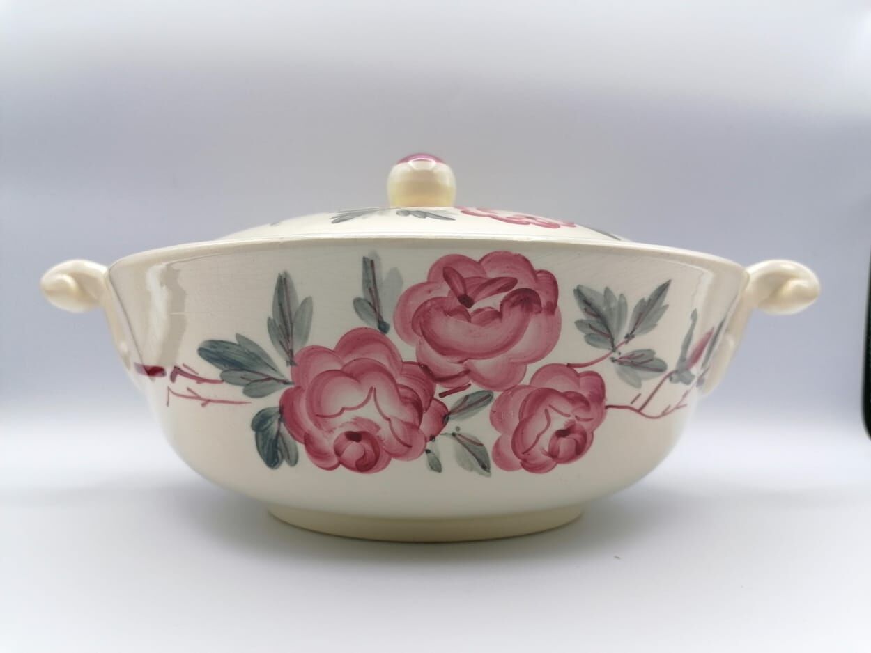 Soupière Rosy Sarreguemines