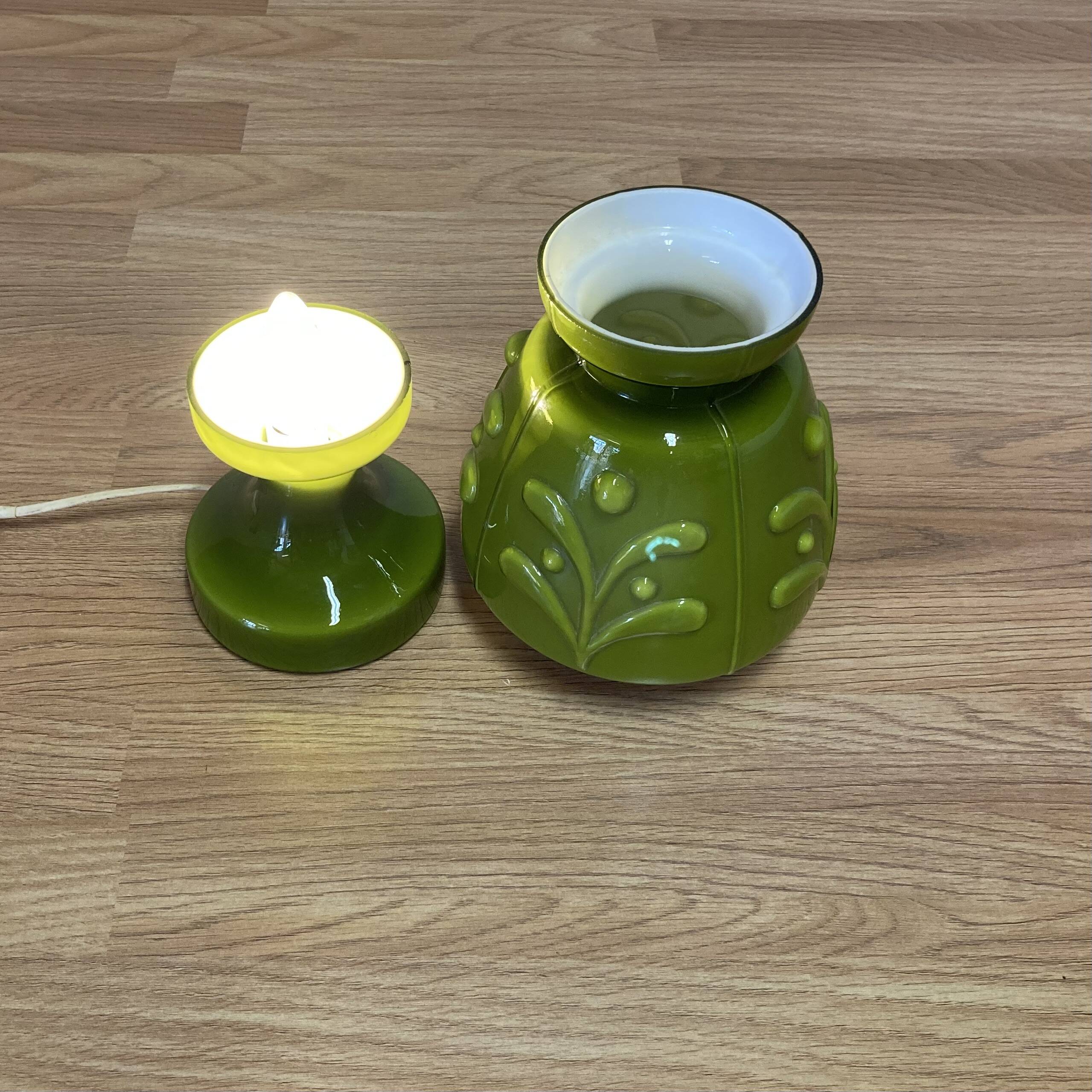 1950s Design Glass Lamp.