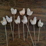 Terracotta garden decorations