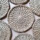 Set of 10 rattan coasters and its box