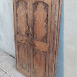 Anciennes portes de placard, bibliothèque murale en hêtre (2)