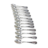 12 silver plated teaspoons