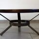 Vallauris metal and ceramic coffee table, 1960s