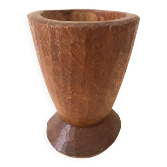 African wood mortar