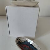 Trio of decorative glazed ceramic bowls – Italy, 1960s