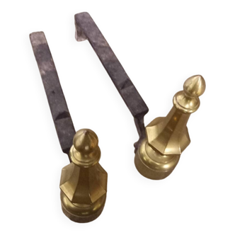 Pair of andirons