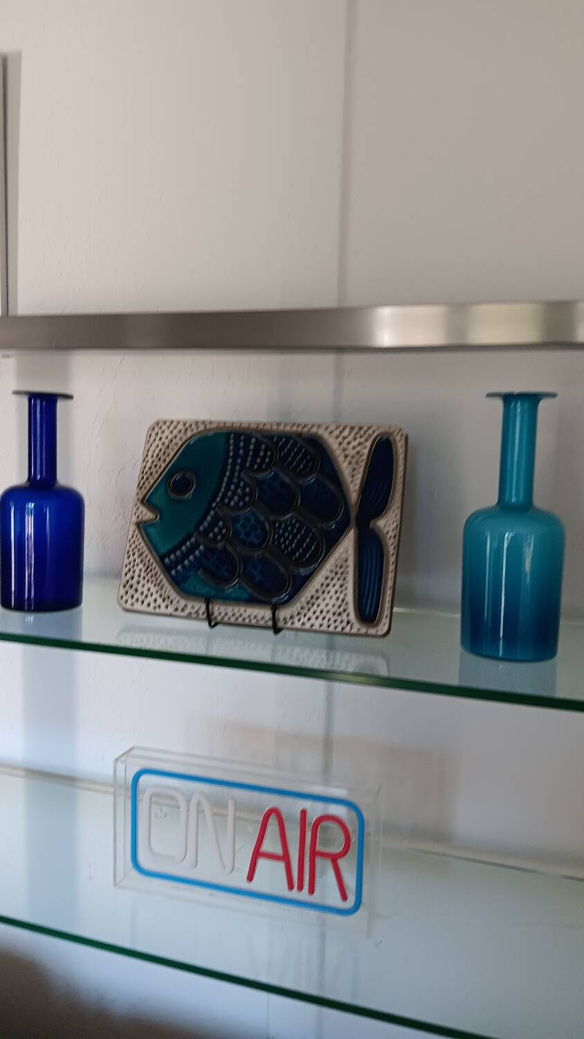 Plaque murale suédoise de Mari Simmulson pour Upsala Ekeby